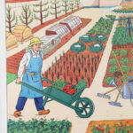 Photo 5 - Affiche A l’arrêt de l’autobus Le jardin au printemps