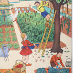 Photo 6 - Affiche A l’arrêt de l’autobus Le jardin au printemps