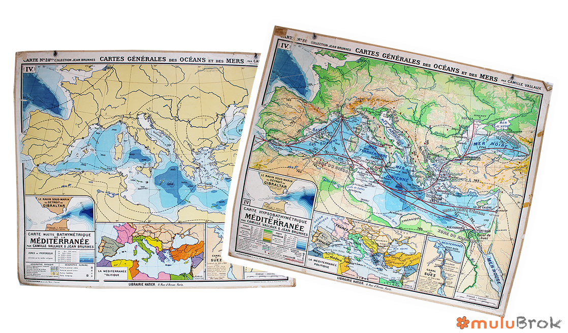Carte Hatier Méditerranée