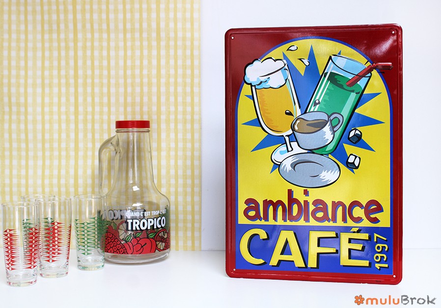 Tôle Ambiance Café