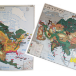 Carte Amérique du Nord / Asie