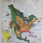 Photo 1 - Carte Amérique du Nord / Asie