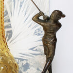 Photo 1 - Statue bronze le golfeur