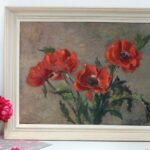 Tableau Les pavots de Charles Laperdrix
