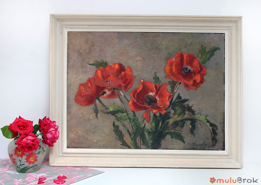 Tableau Les pavots de Charles Laperdrix