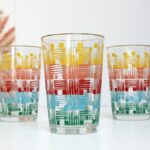 Verre coloré graphique