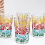 Photo 1 - Verre coloré graphique