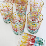 Photo 3 - Verre coloré graphique
