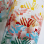 Photo 5 - Verre coloré graphique