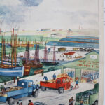 Photo 6 - Affiche Le port de pêche / Travail dans la forêt