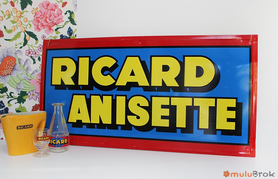 Tôle Ricard anisette