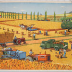 Photo 1 - Affiche La rivière en été et Les moissons
