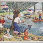 Photo 4 - Affiche La rivière en été et Les moissons