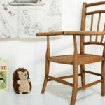Fauteuil bois et cannage enfant