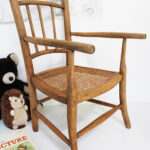 Photo 1 - Fauteuil bois et cannage enfant