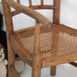 Photo 4 - Fauteuil bois et cannage enfant