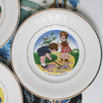 Photo 4 - Assiettes Sarreguemines Scènes d&rsquo;enfants