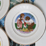 Photo 6 - Assiettes Sarreguemines Scènes d&rsquo;enfants