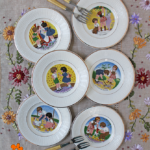 Photo 1 - Assiettes Sarreguemines Scènes d&rsquo;enfants