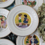 Photo 8 - Assiettes Sarreguemines Scènes d&rsquo;enfants