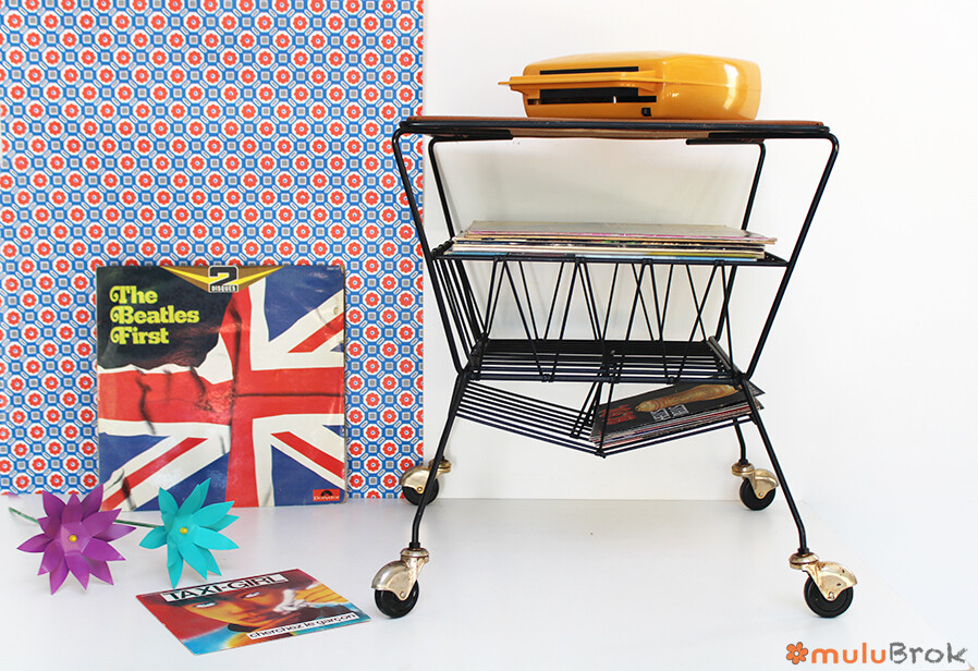 Table porte vinyles