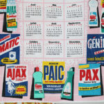 Photo 3 - Torchon calendrier 1968 Colgate Palmolive